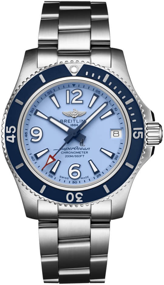 Breitling Superocean Automatic 36 Steel - Blue A17316D81C1S1 replica