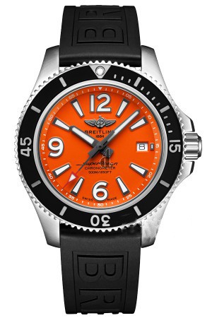 Breitling Superocean II 42 Steel Orange Dial A17366d71o1s1 replica