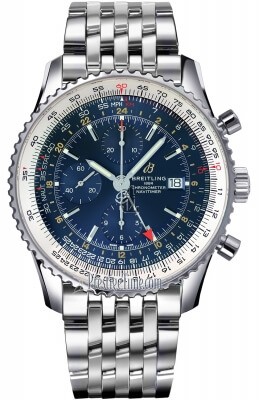 Breitling Navitimer 1 Chronograph GMT 46 Mens Watch A24322121C2A1 replica