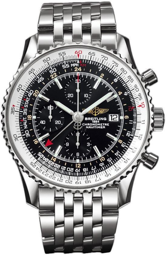Breitling Navitimer 1 Chronograph GMT 46 Navitimer Bracelet A2432212B726453A replica