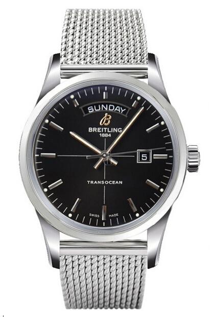 Breitling Transocean Day Date Watch A4531012/BB69 154A  replica.