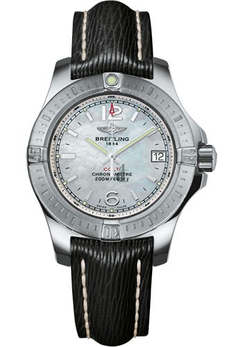 Breitling A7738811/A770/208X/A14BA.1 Colt Lady Sahara Leather Strap Tang Watch replica