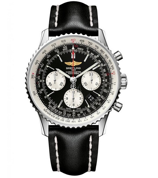 Breitling Navitimer 01 Black Mens Chronograph AB012012/BB01/435X  replica.