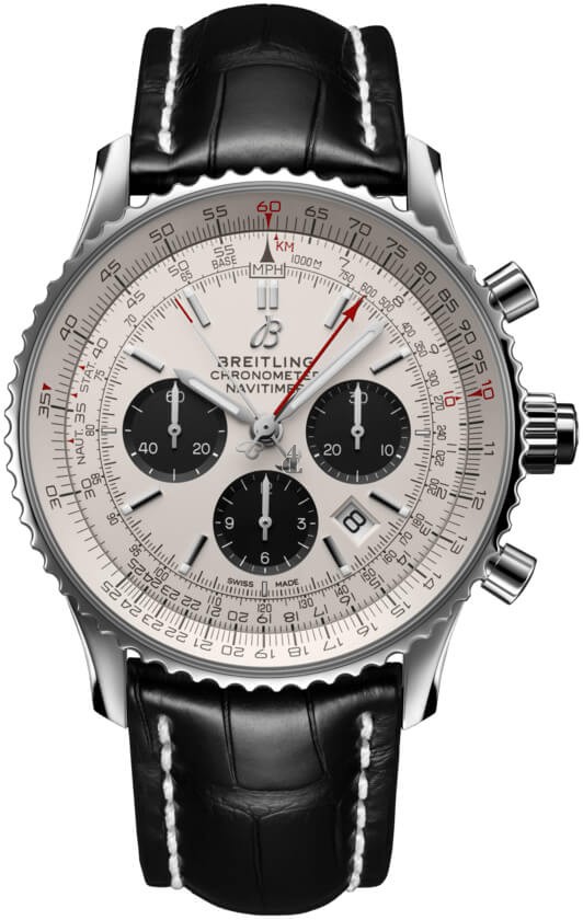 Breitling Navitimer 1 B03 Chronograph Rattrapante 45 Mens Watch AB0310211G1P2 replica