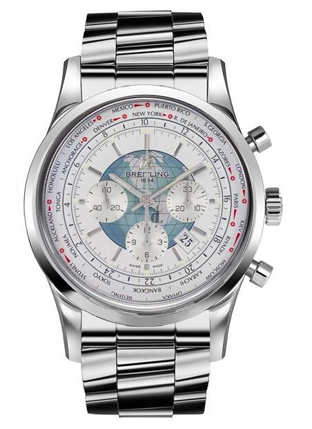 Breitling Transocean Chronograph Unitime Watch AB0510U0/A732 167A  replica.