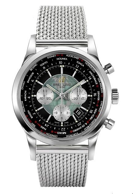 Breitling Transocean Chronograph Unitime Watch AB0510U4/BB62 152A  replica.