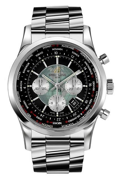 Breitling Transocean Chronograph Unitime Watch AB0510U4/BB62 167A  replica.