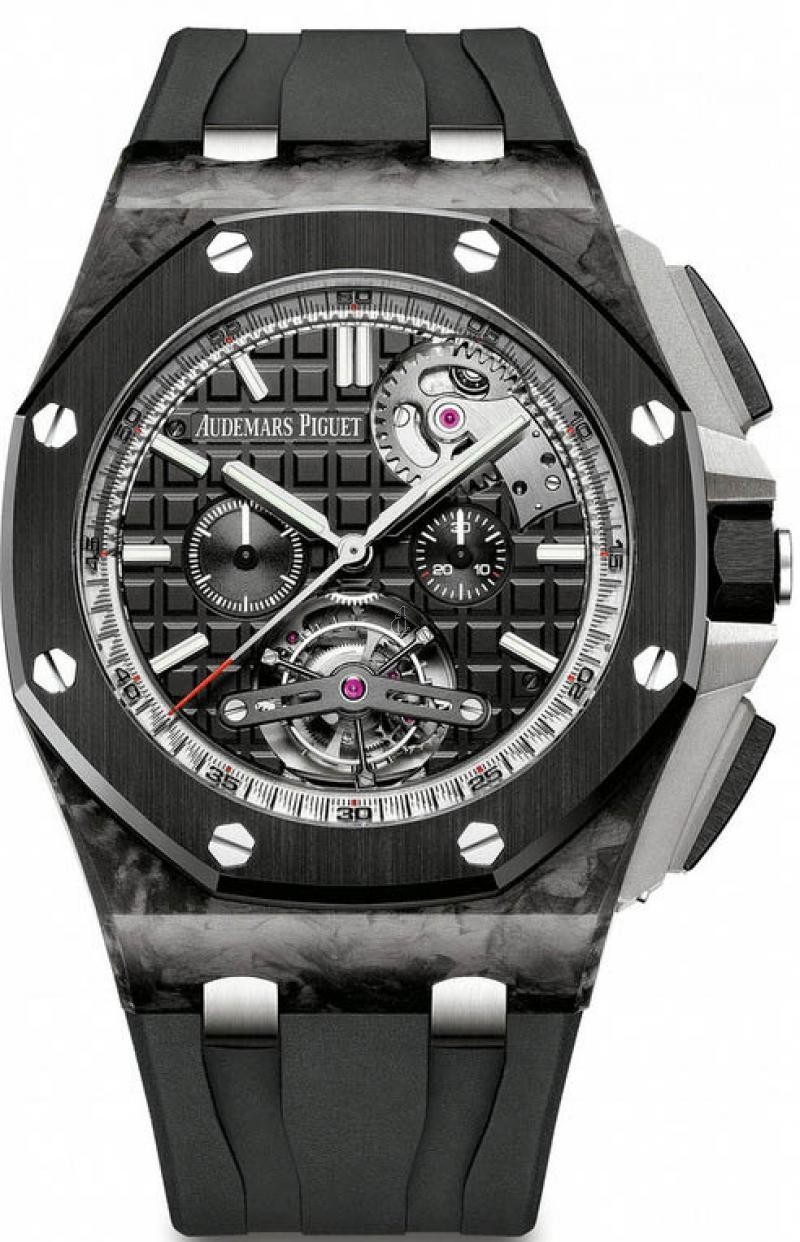 Fake Audemars Piguet Royal Oak Offshore Tourbillon Chronograph 26550AU.OO.A002CA.01