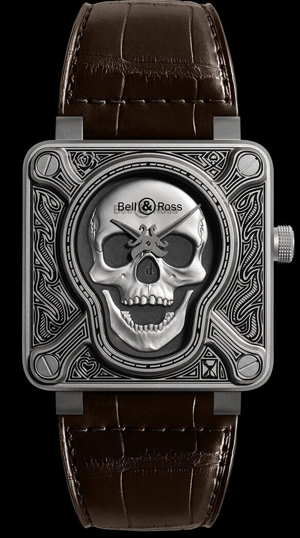 Bell & Ross BR 01 BURNING SKULL Replica watch