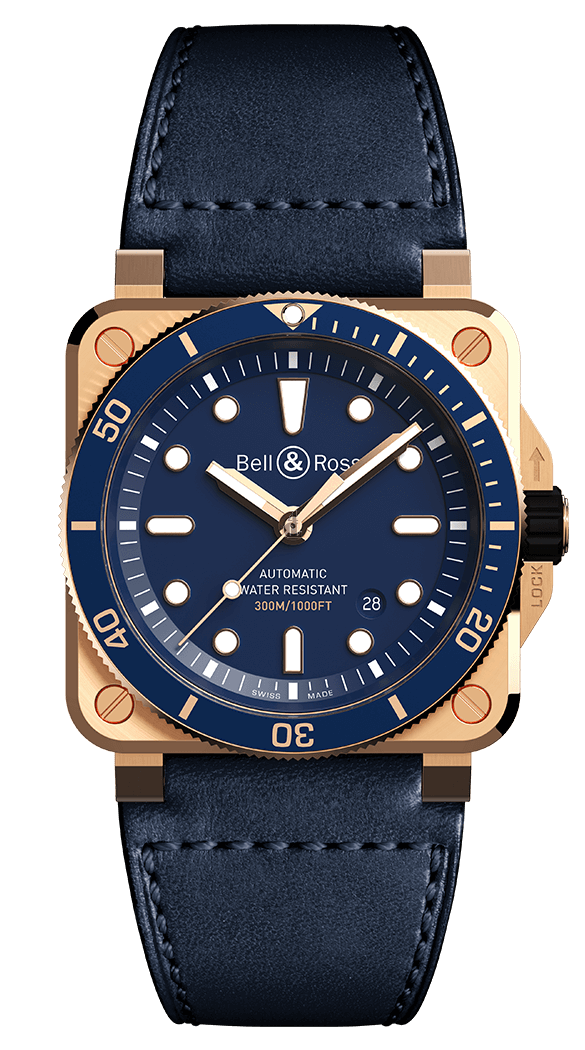 Replica Bell & Ross Instruments BR 03-92 DIVER BRONZE BLUE