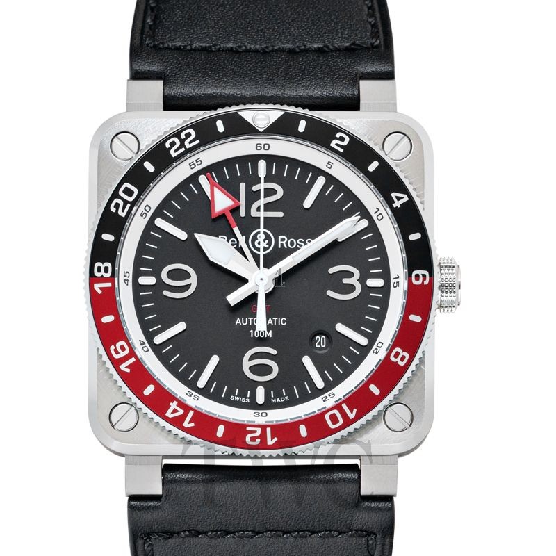fake Bell & Ross BR 03-93 GMT 42mm BR0393-BL-ST/SCA