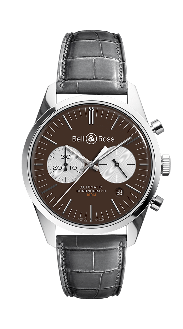 Replica Bell & Ross Vintage BRG126-BRN-ST/SCR2