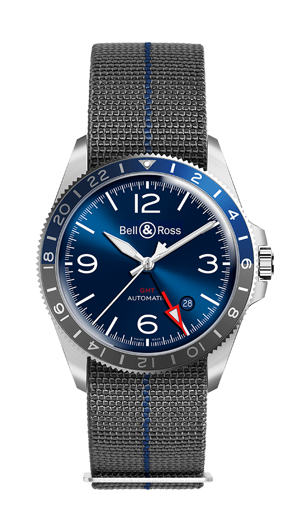 Replica Bell & Ross Vintage BR V2-93 GMT BLUE