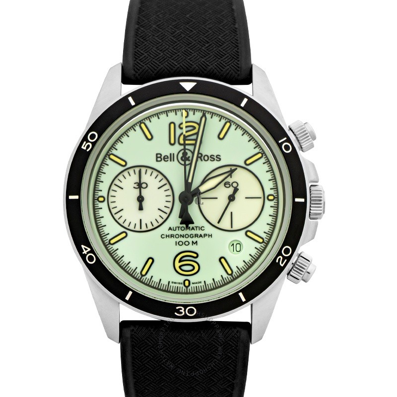 fake Bell & Ross Vintage BR V2-94 Full Lum Men's Watch BRV294-LUM-ST/SRB