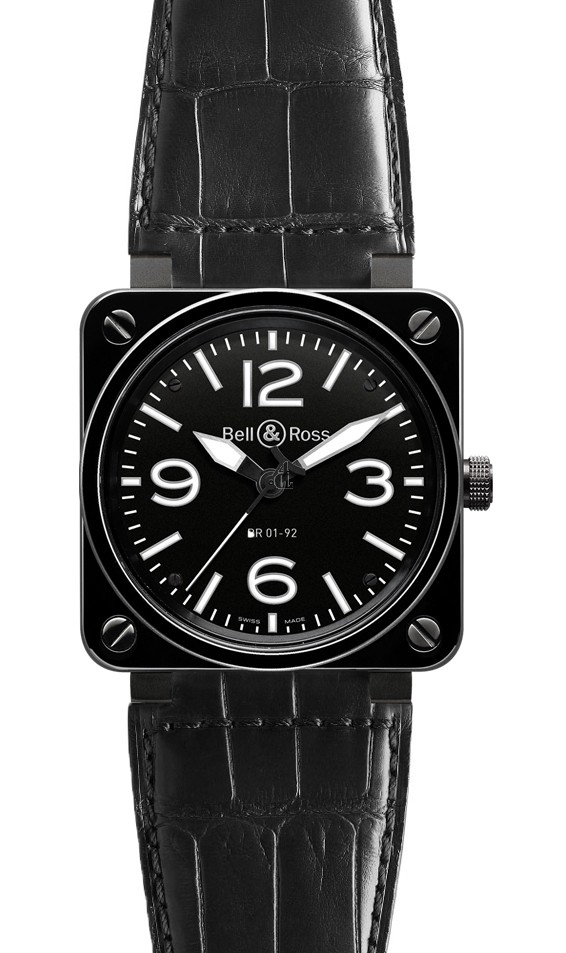 Ceramic Bell & Ross Automatic 46mm Mens Watch BR 01-92 Ceramic fake