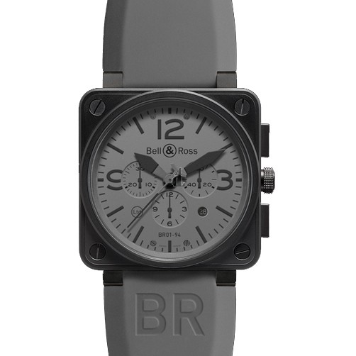 Bell & Ross Commando Grey 46mm Mens Watch BR 01-94 COMMANDO fake