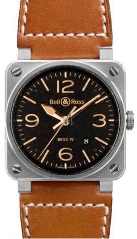 Golden Heritage Bell & Ross Automatic 42mm Mens Watch BR 03-92 GOLDEN HERITAGE fake