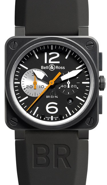 Bell & Ross Black & White Carbon Chronograph BR 03-94 BLACK&WHITE fake