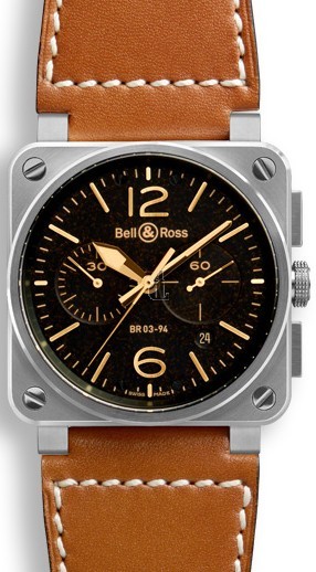 Bell & Ross Chronographe Golden Heritage BR 03-94 GOLDEN HERITAGE fake