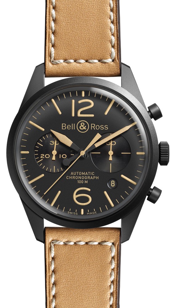 126 Heritage Bell & Ross Vintage Mens Watch BR 126 HERITAGE fake