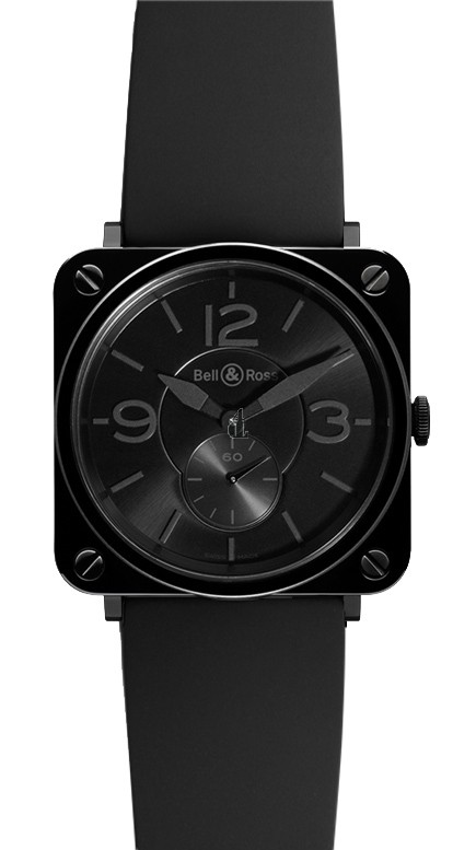 Black Ceramic Phantom Bell & Ross Ceramic Quartz 39mm Ladies Watch BR S BLACK CERAMIC PHANTOM fake