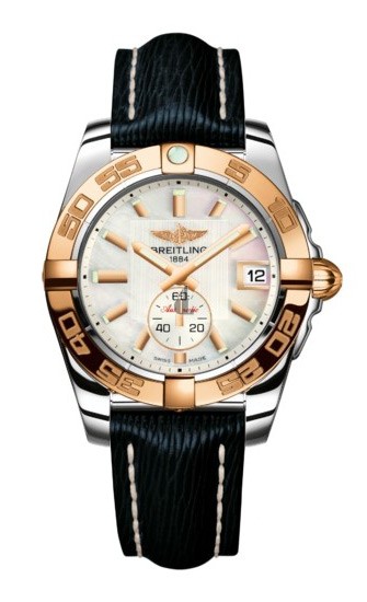 Breitling Galactic 36 Steel-Rose Gold Sahara Strap Watch C3733012/A724/213X/A16BA.1 replica
