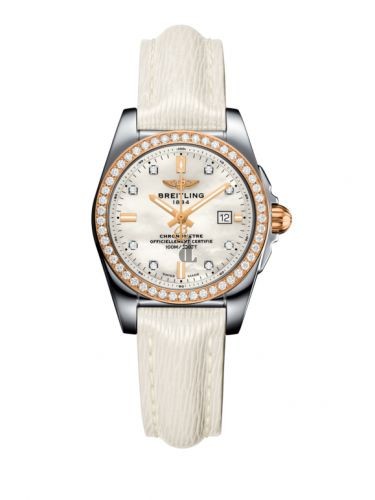 Breitling Galactic 29 Rose Gold/Diamond/Pearl Diamond/Calf C7234853/A792/484X/A12BA.1 replica