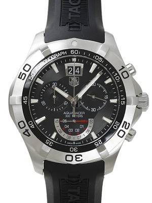 Replica Tag Heuer Aquaracer Quartz Chronograph Grande Date Watch CAF101A.FT8011