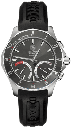 Replica Tag Heuer Aquaracer Calibre S Regatta Rubber Strap Watch  CAF7111.FT8010