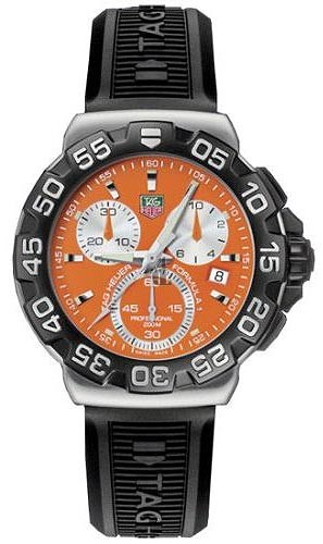 Replica Tag Heuer Formula 1 Chronograph Rubber Strap Watch CAH1113.BT0714