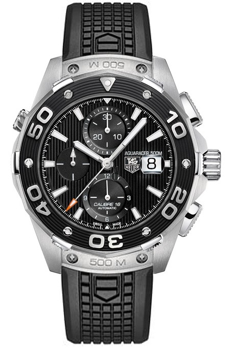 Replica Tag Heuer Aquaracer 500M Calibre 16 Automatic Chronograph 44mm CAJ2110.FT6023
