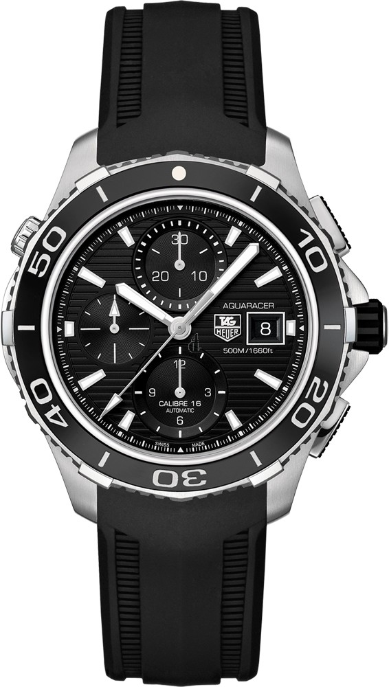 Replica Tag Heuer Aquaracer 500 M Calibre 16Automatic Chronograph43 mm CAK2110.FT8019