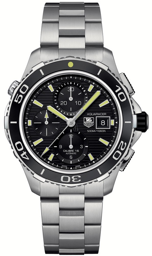 Replica Tag Heuer Aquaracer 500 M Calibre 16 Automatic Chronograph43 mm CAK2111.BA0833