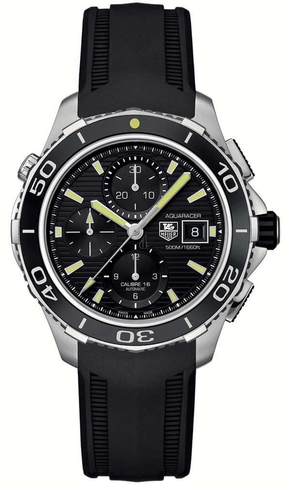 Replica Tag Heuer Aquaracer 500 M Calibre 16Automatic Chronograph43 mm  CAK2111.FT8019
