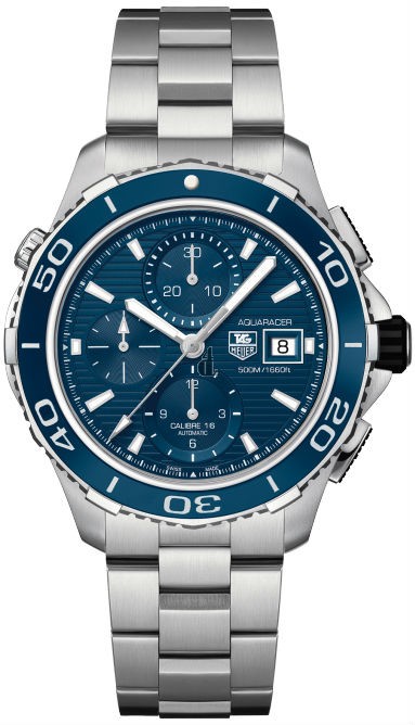 Replica Tag Heuer Aquaracer 500M Calibre 16 Automatic Chronograph 43mm  CAK2112.BA0833