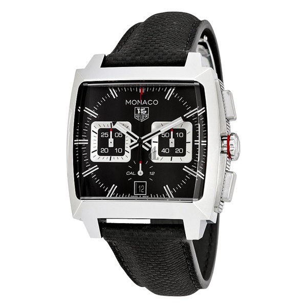 Tag Heuer Monaco Black Opalin Dial Automatic Men's Chronograph Watch CAL2113.FC6536 fake.