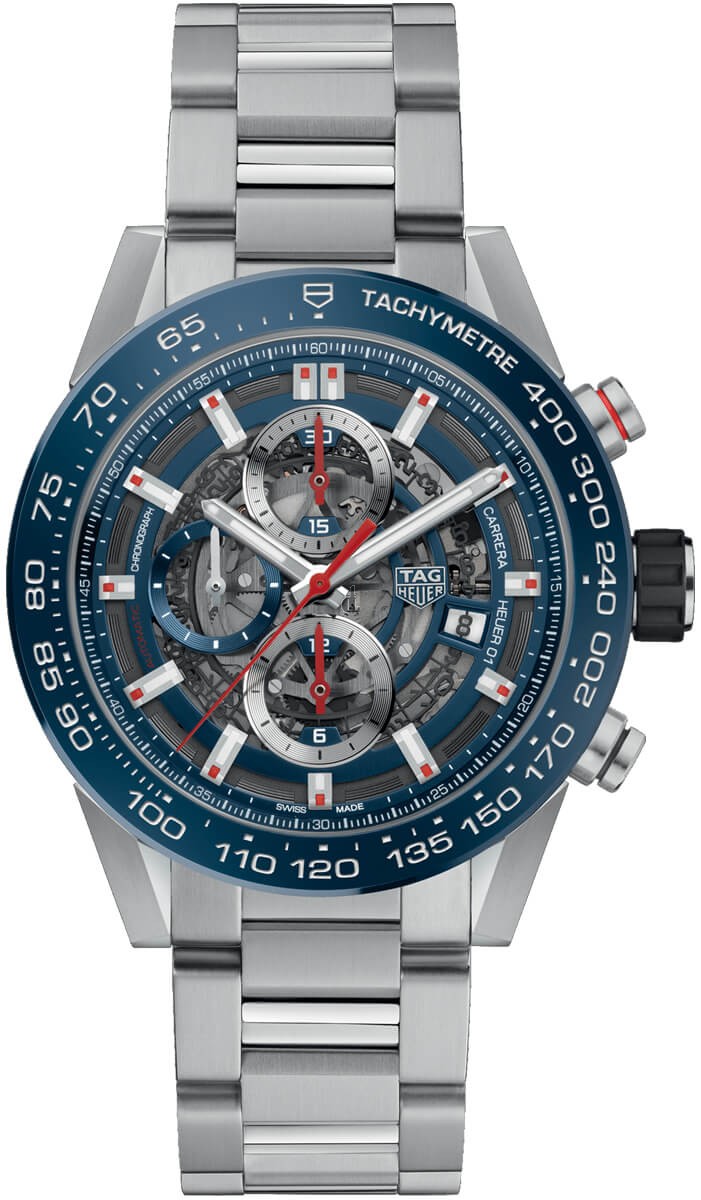 Tag Heuer Carrera Skeleton Dial Automatic Chronograph CAR201T.BA0766