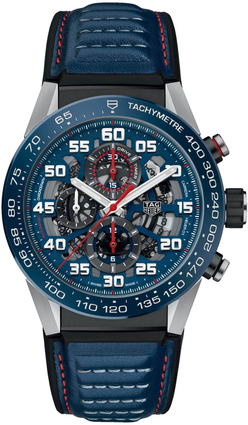 Tag Heuer Carrera Caliber Heuer 01 Skeleton 45mm Mens CAR2A1N.FT6100