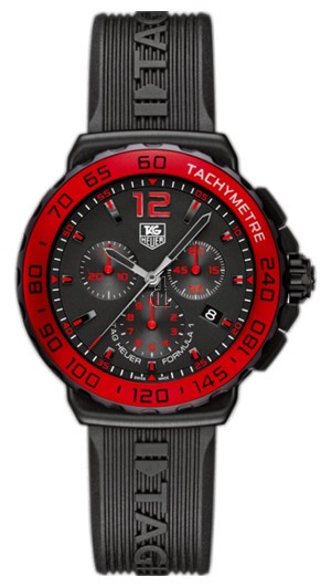 Replica Tag Heuer Formula 1 Chronograph Black Dial Mens Watch  CAU1117.FT6024