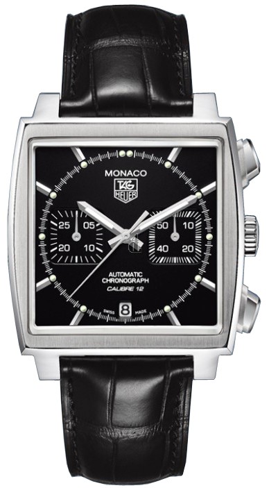Replica TAG Heuer Monaco Calibre 12 Automatic Chronograph 39 mm  CAW2110.FC6177