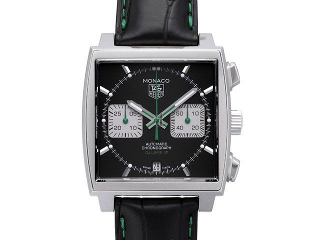 Replica Tag Heuer Monaco McQueen Green Calibre 12 Chronograph CAW2117.FC6271