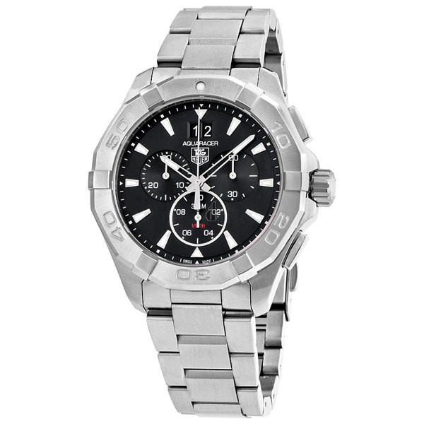 Tag Heuer Aquaracer Chronograph Black Dial Men's Watch CAY1110.BA0927 fake.