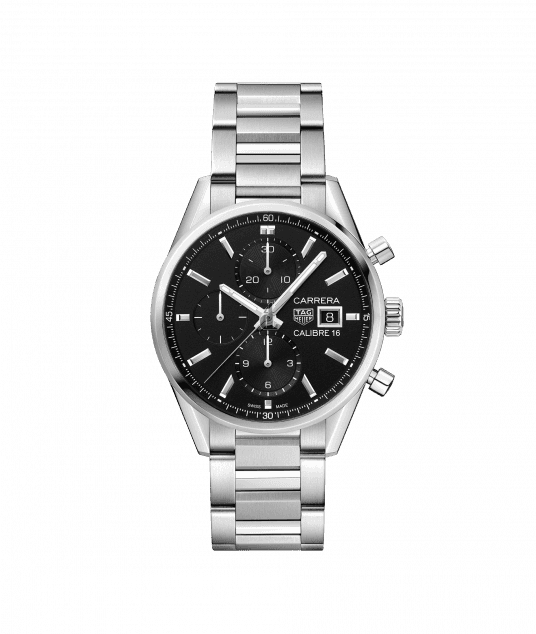 TAG Heuer Carrera Calibre 16 Automatic Black Dial Ladies Watch CBK2110.BA0715 replica