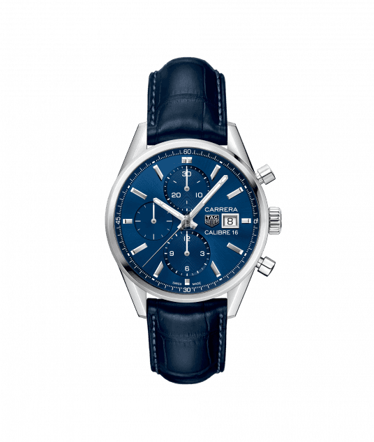 TAG Heuer Carrera Calibre 16 Chronograph Automatic Blue Dial Men's Watch replica