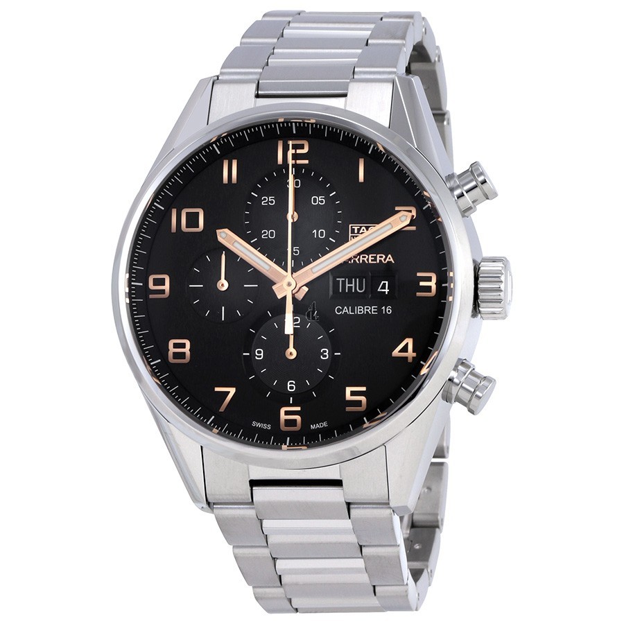 Tag Heuer Carrera Black Dial Automatic Chronograph CV2A1AB.BA0738