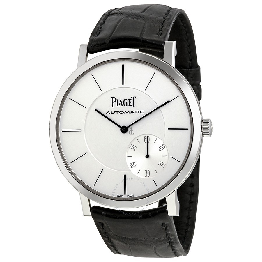 Piaget Altiplano Automatic Silver Dial Black Leather Men's Watch G0A35130 replica