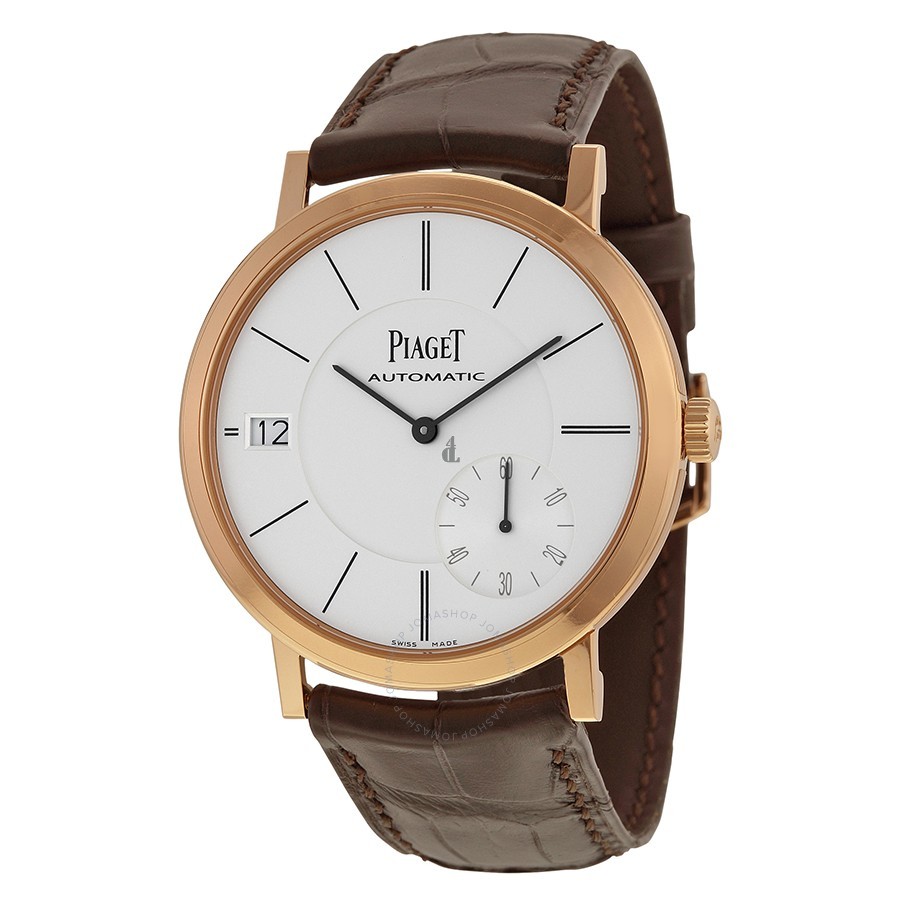 Piaget Altiplano Automatic Silver Dial Brown Leather Men's G0A38131