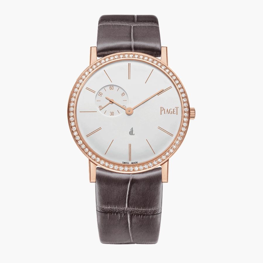 Piaget Altiplano White Dial 18K Rose Gold Diamond Ladies GOA39107 G0A39107