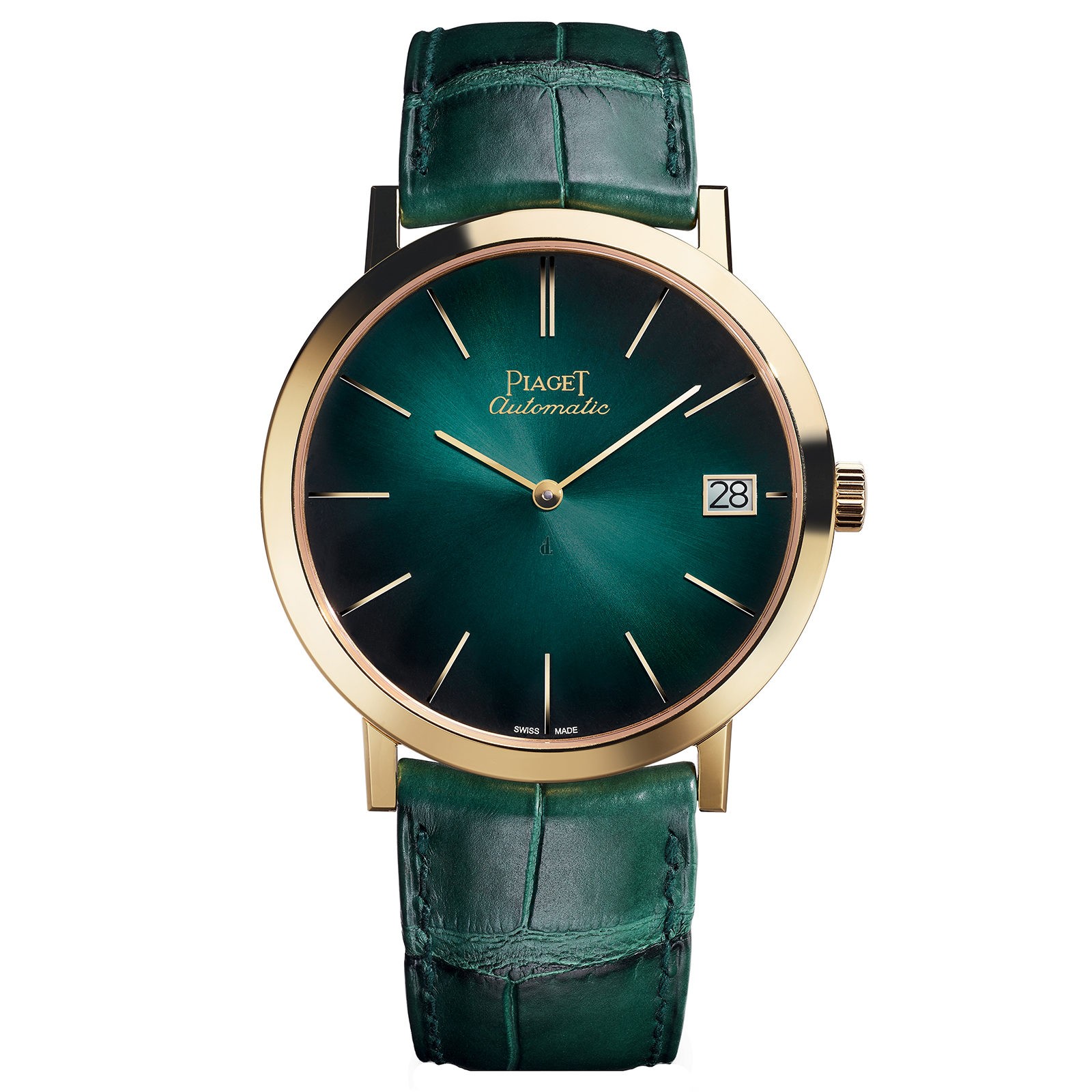 Piaget Altiplano Green Dial Automatic Men's 18K Yellow Gold G0A42052