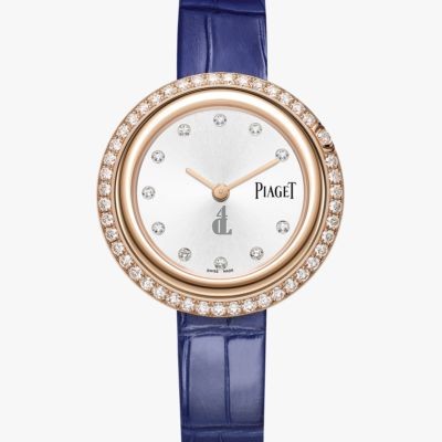 Piaget Diamond Silver Diamond Dial Ladies 18k Rose Gold G0A43092